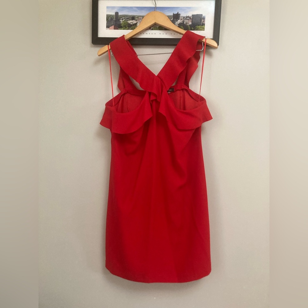 Banana Republic Cross Flounce in Ultra Red 🔥